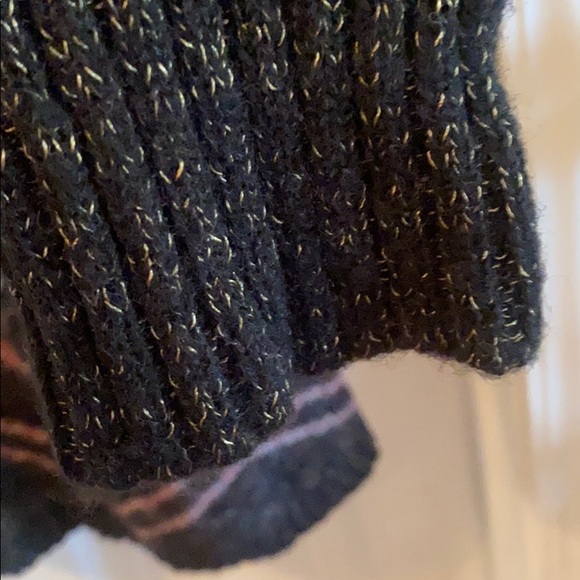 Lucky brand women’s size large loose high neck long sleeve wool sweater top - Picture 6 of 8